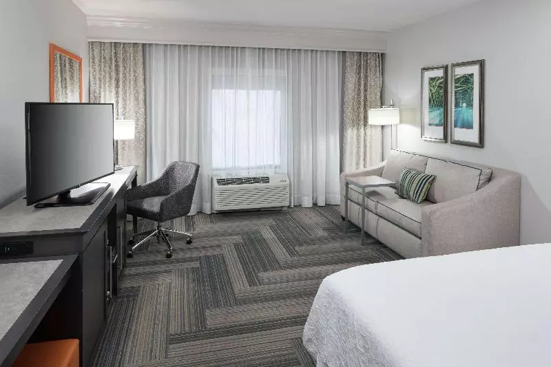 キングサイズベッドのスタンダードルーム, Hampton Inn & Suites By Hilton Atlanta Perimeter Dunwoody