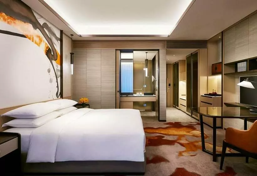キングサイズベッドのスタンダードルーム, Hyatt Regency Wuxi