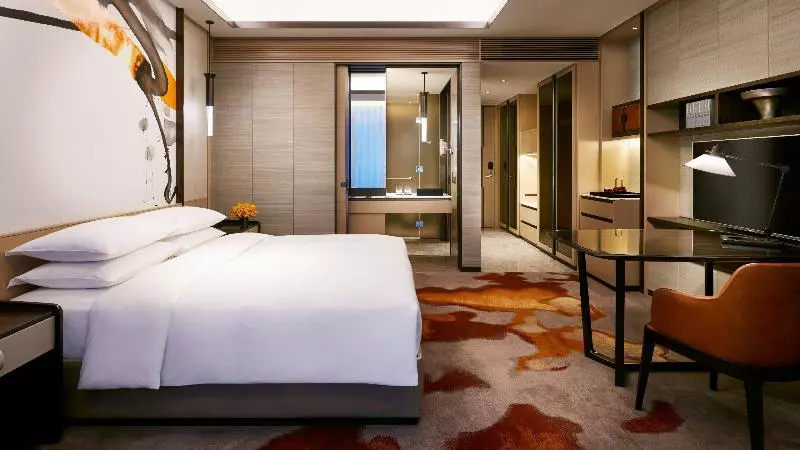 キングサイズベッドのスタンダードルーム, Hyatt Regency Wuxi