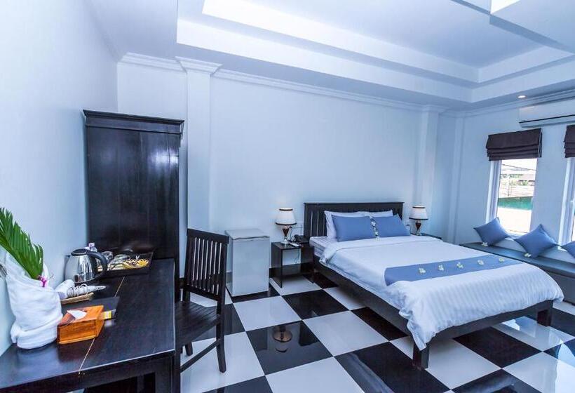 シティビューのデラックスルーム, Rithy Rine Angkor Residence