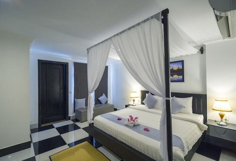 シティビューのデラックスルーム, Rithy Rine Angkor Residence