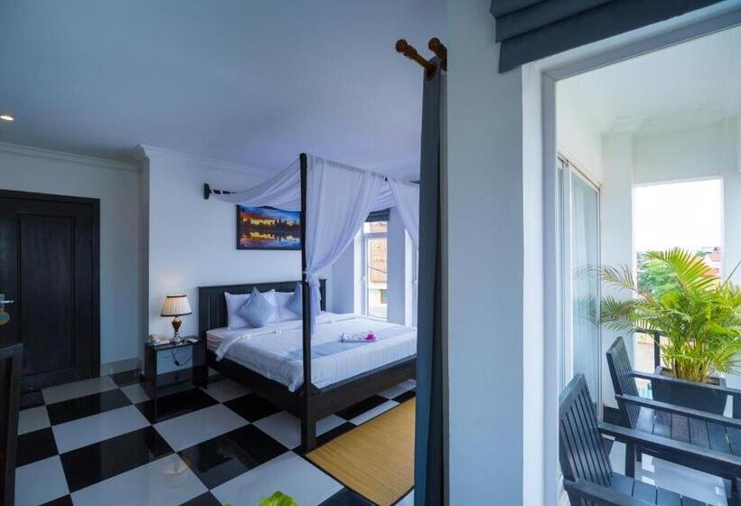 シティビューのデラックスルーム, Rithy Rine Angkor Residence