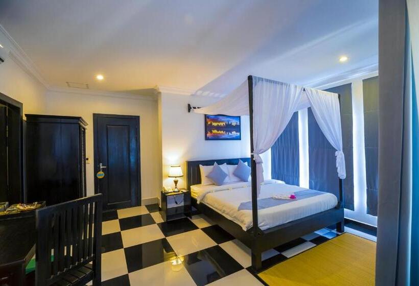 シティビューのデラックスルーム, Rithy Rine Angkor Residence