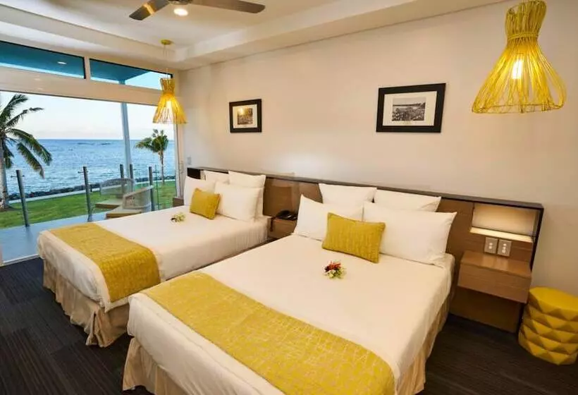 اتاق لوکس با چشم‌انداز دریا, Taumeasina Island Resort