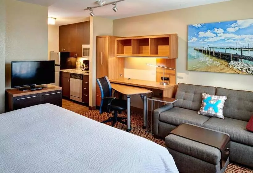 キングサイドベッドのスタンダードワンルーム, Towneplace Suites By Marriott Detroit Troy
