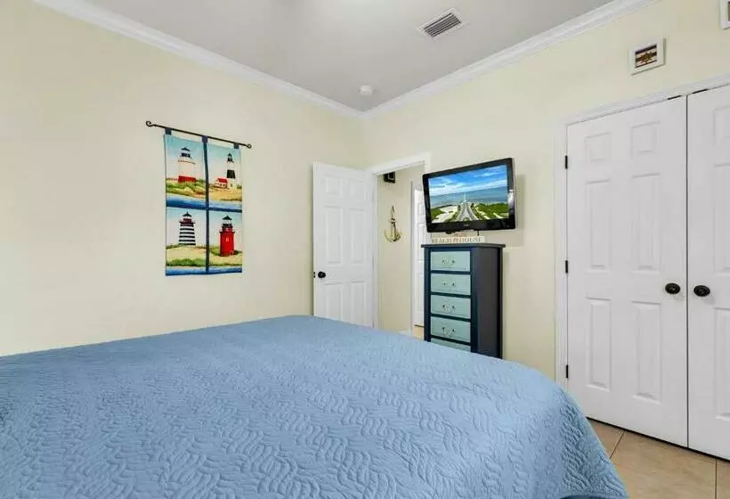 庭の見える１ベッドルームアパートメント, Rain Dancer By South Padre Condo Rentals
