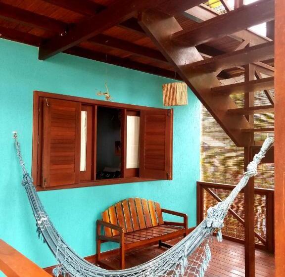 اتاق استاندارد با بالکن و چشمانداز دریا, Pousada Boutique Recanto Do Encanto Gamboa Morro De São Paulo