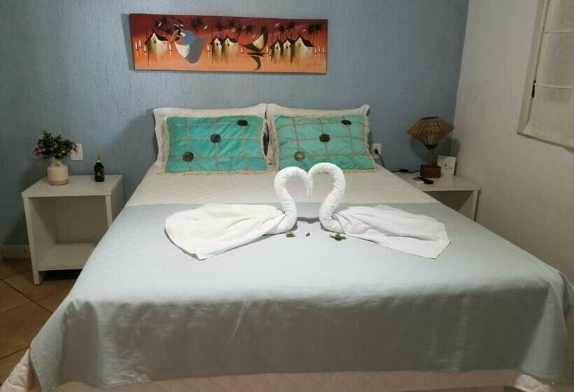 اتاق استاندارد با بالکن و چشمانداز دریا, Pousada Boutique Recanto Do Encanto Gamboa Morro De São Paulo