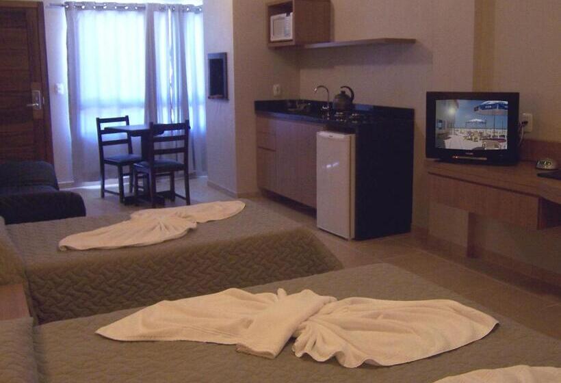 חדר משפחתי צדדי נוף לים, De Rose Praia