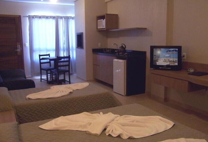 חדר משפחתי צדדי נוף לים, De Rose Praia