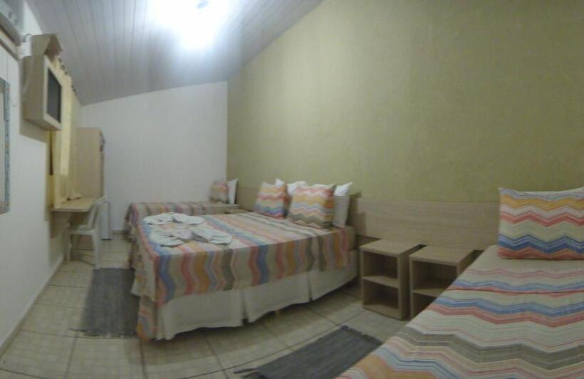 חדר דלוקס לארבעה, Pousada Jubaia