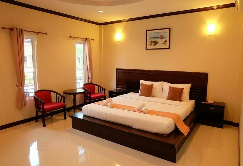 스탠다드 룸 킹사이즈 침대, Baan Por Pla Resort