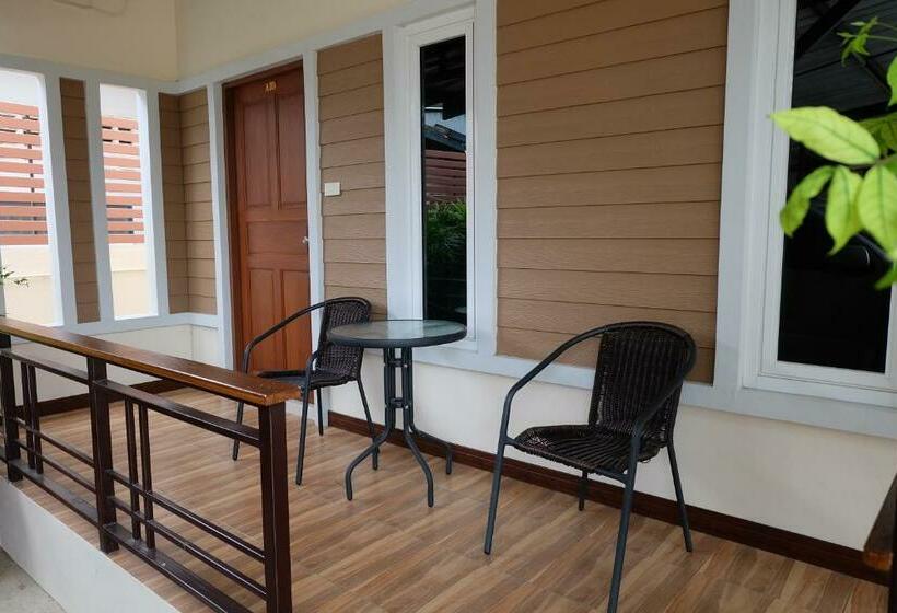 带大床的标准间, Baan Por Pla Resort