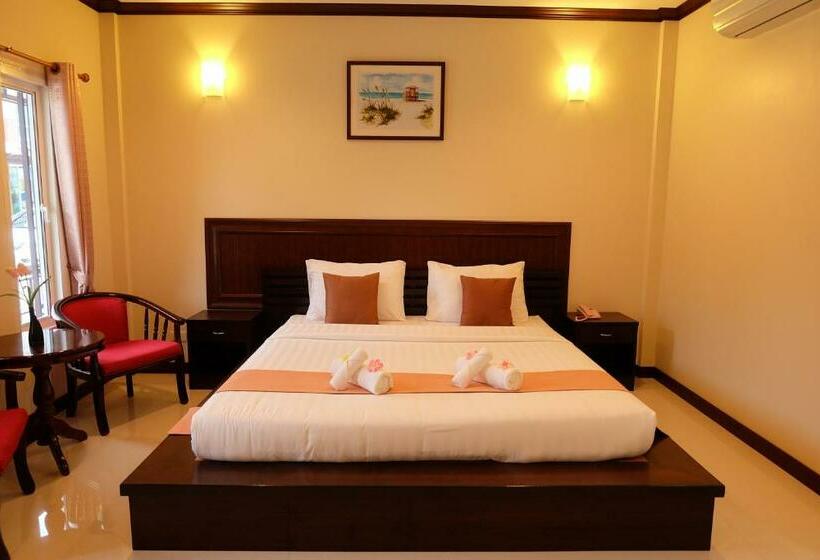 스탠다드 룸 킹사이즈 침대, Baan Por Pla Resort