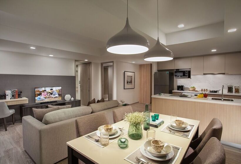 ２ベッドルームのエクゼクティブアパートメント, Somerset Ekamai Bangkok