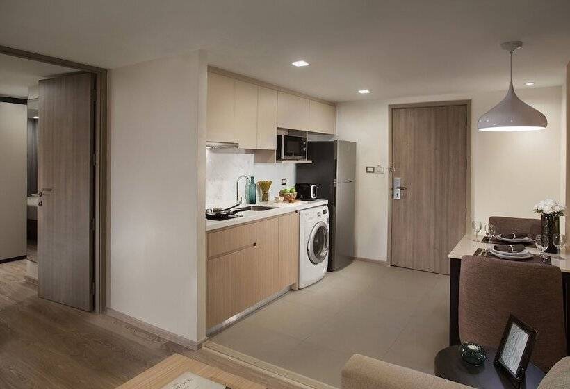 ２ベッドルームのエクゼクティブアパートメント, Somerset Ekamai Bangkok
