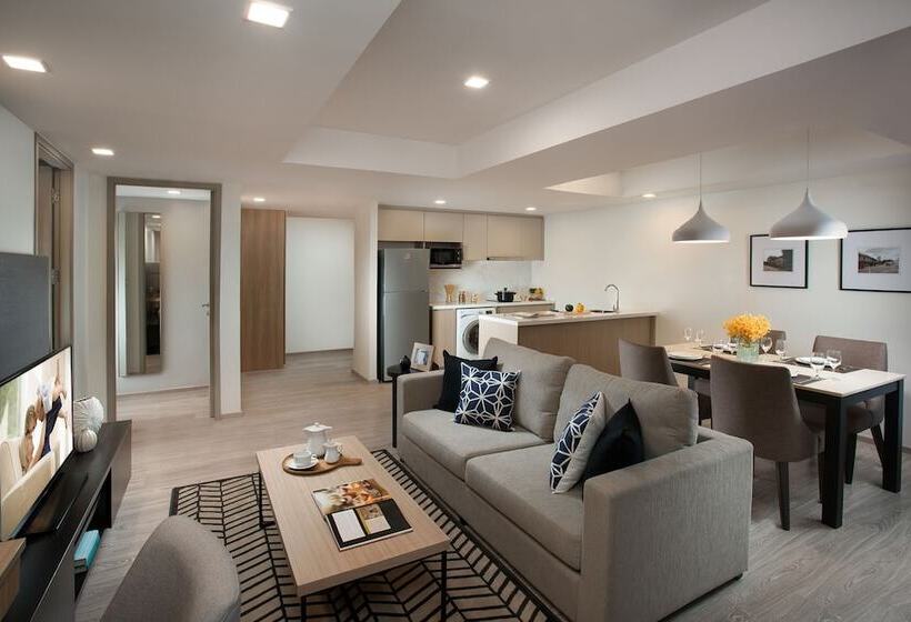 ２ベッドルームのエクゼクティブアパートメント, Somerset Ekamai Bangkok