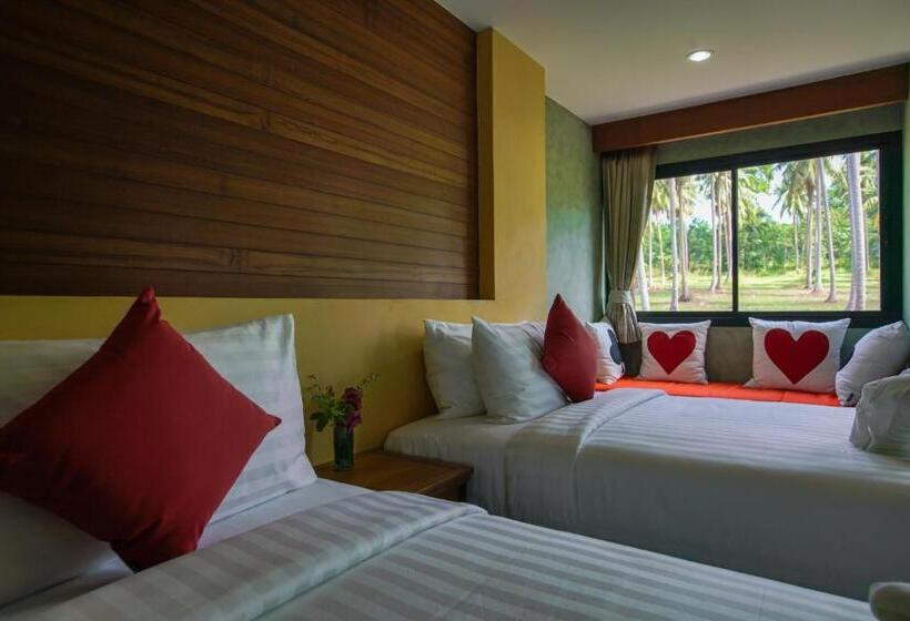 غرفة سوبيريور مطلّة علي الحديقة, Koh Kood Paradise Beach