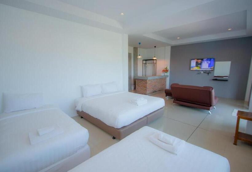 חדר משפחתי דלוקס, Na Nicha Bankrut Resort