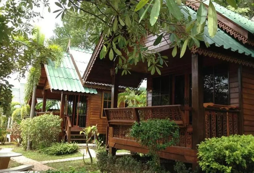 Villa 1 Makuuhuone, ฺbaan Ing Khao Resort