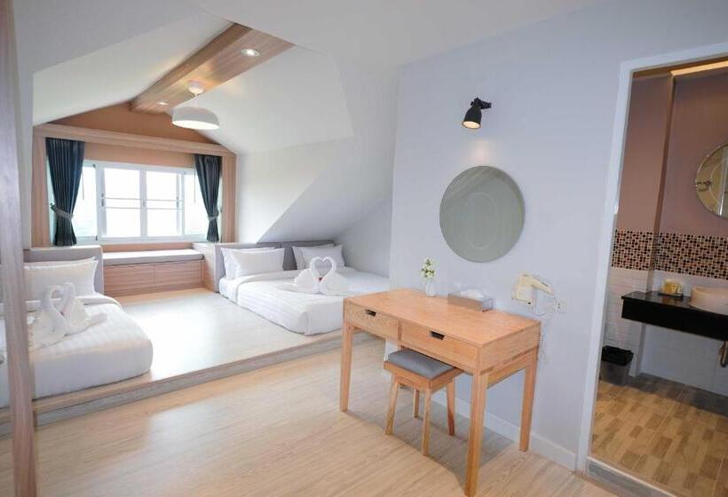 غرفة عائلية, Phukaew Resort & Adventure Park