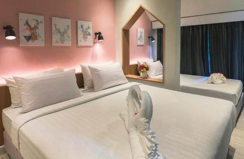 غرفة عائلية, Phukaew Resort & Adventure Park