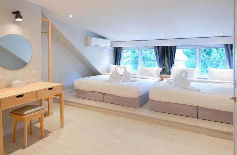 غرفة عائلية, Phukaew Resort & Adventure Park