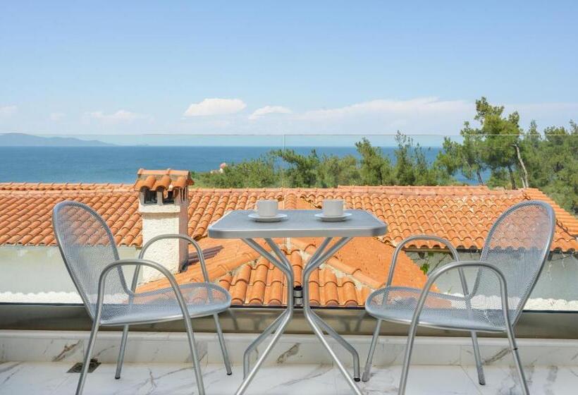 Triple Room Sea View, Leandros