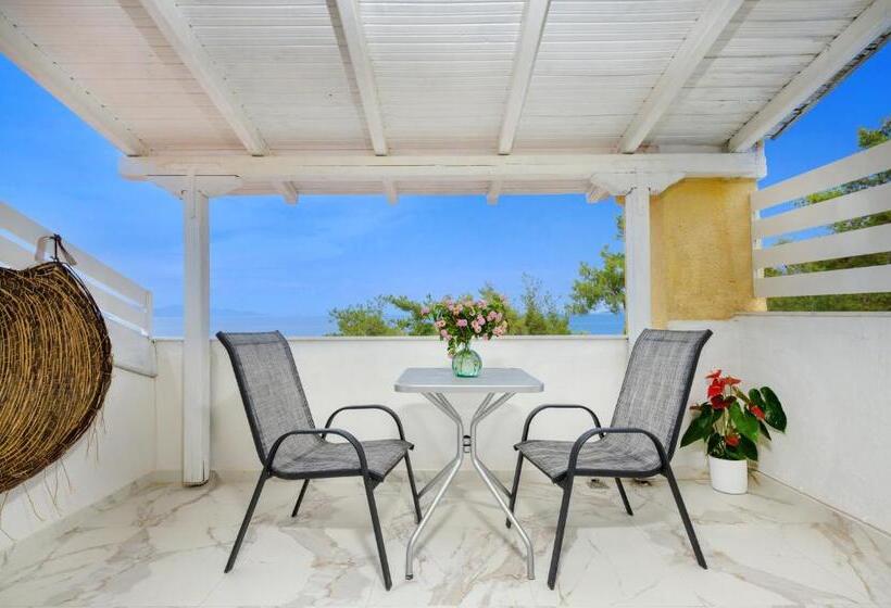 غرفة ديلوكس ثلاثية مطلة على البحر, Leandros