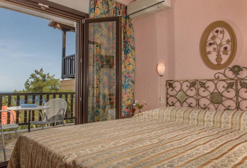 غرفة قياسية مطلّة علي البحر, Leandros