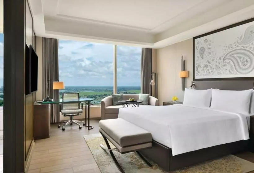 キングサイズベッドのデラックスルーム, Jw Marriott Hotel Kolkata