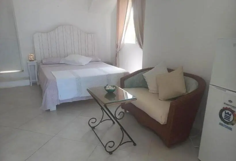 اتاق لوکس با چشم‌انداز دریا, Villa Cristina Alojamento, Praia De Chaves, Boa Vista, Cape Verde, Wi Fi