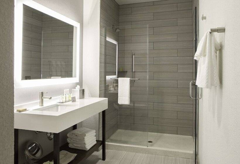 带双人床的标准工作室, Hilton Garden Inn Minneapolis University Area