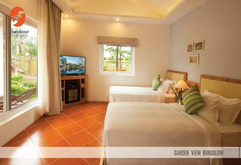 اتاق استاندارد با چشم‌انداز باغ, Famiana Green Villa