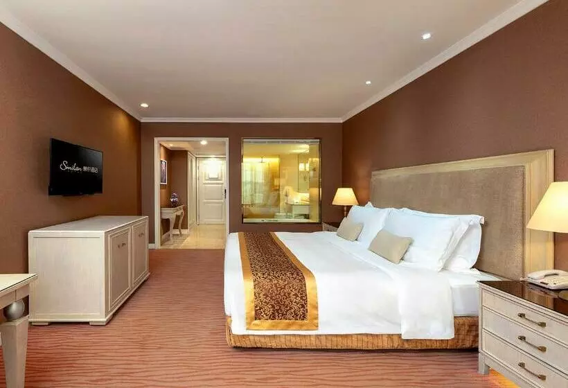 キングサイズベッドのスーペリアルーム, Similan Hotel Zhuhai Gongbei Port