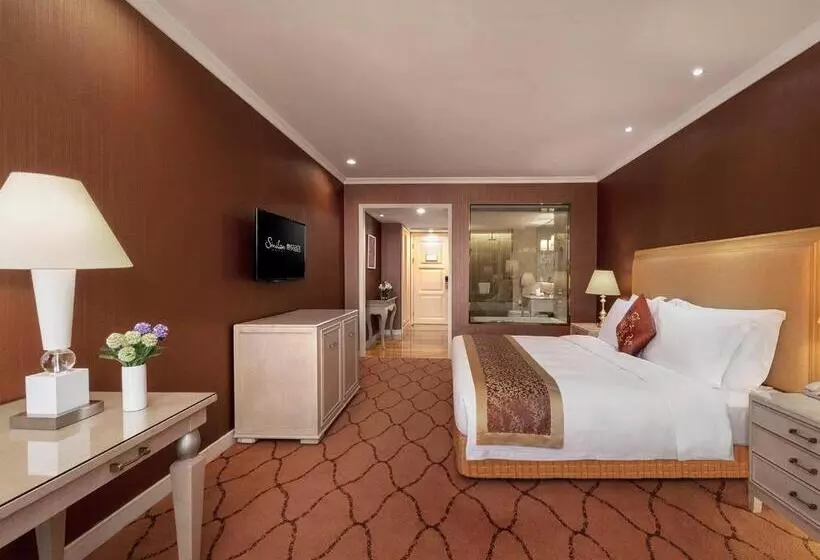 キングサイズベッドのスタンダードルーム, Similan Hotel Zhuhai Gongbei Port