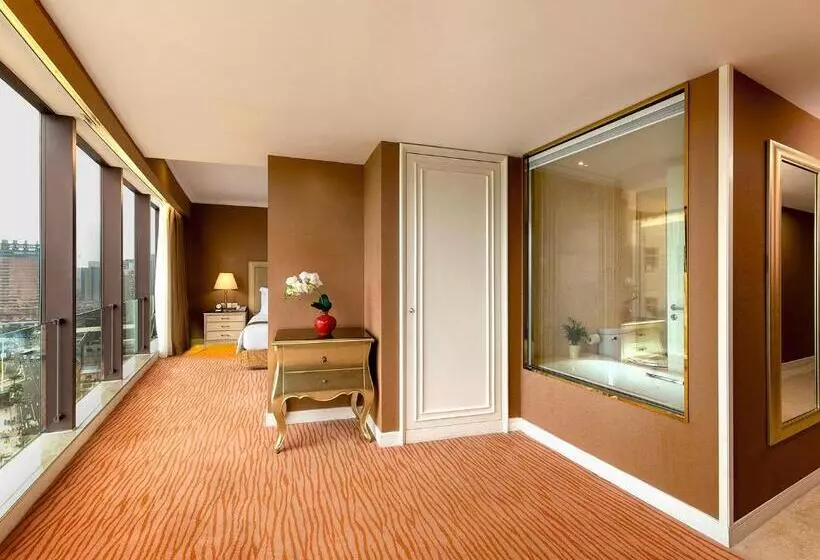 キングサイズベッドのスタンダードルーム, Similan Hotel Zhuhai Gongbei Port