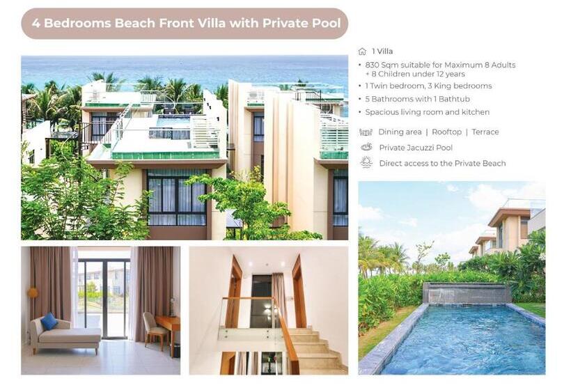 ویلای 1 خوابه, The Pool Villas Cam Ranh   All Private Pool Villas