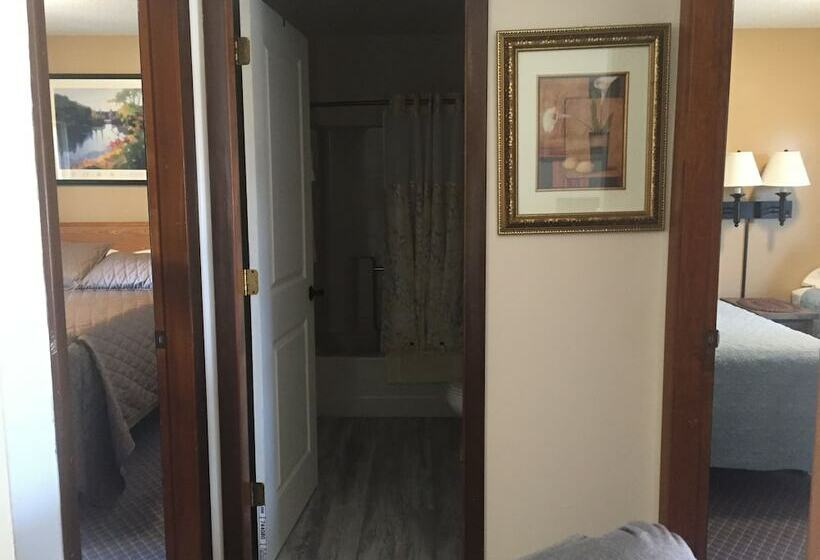 غرفه قياسيه سريرين مزدوجين, Milford Motel On The River