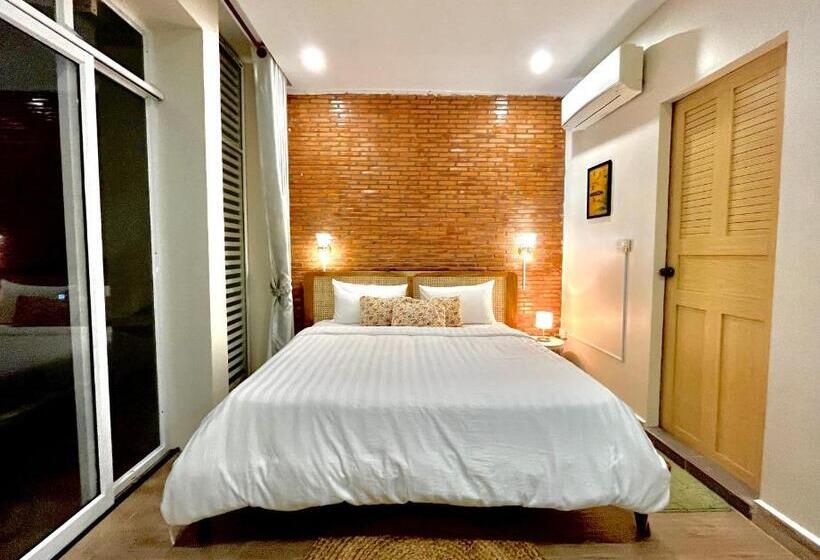 اتاق استاندارد با بالکن, Cambodhi   Vegan Guesthouse
