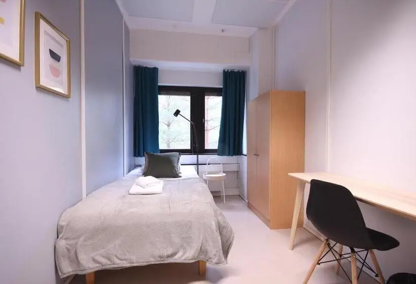 Deluxe Yhden Hengen Huone, Forenom Hostel Espoo Kilo