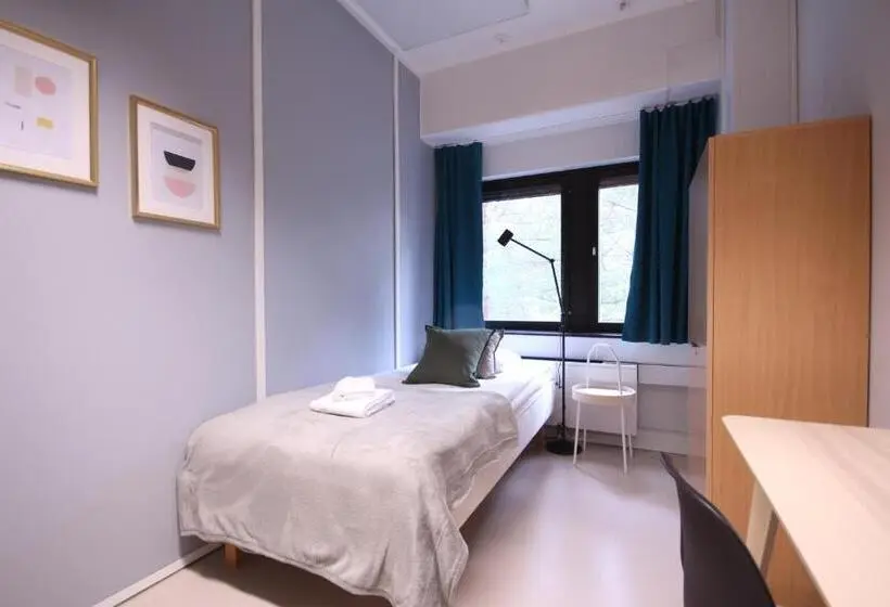 Deluxe Yhden Hengen Huone, Forenom Hostel Espoo Kilo