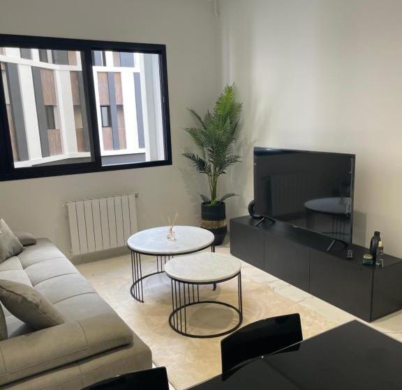 آپارتمان 1 خوابه با چشمانداز استخر, Tunis Résidence California