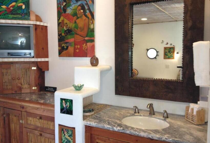 חדר דחוקס עם מיטת קינג, Les Artistes Inn