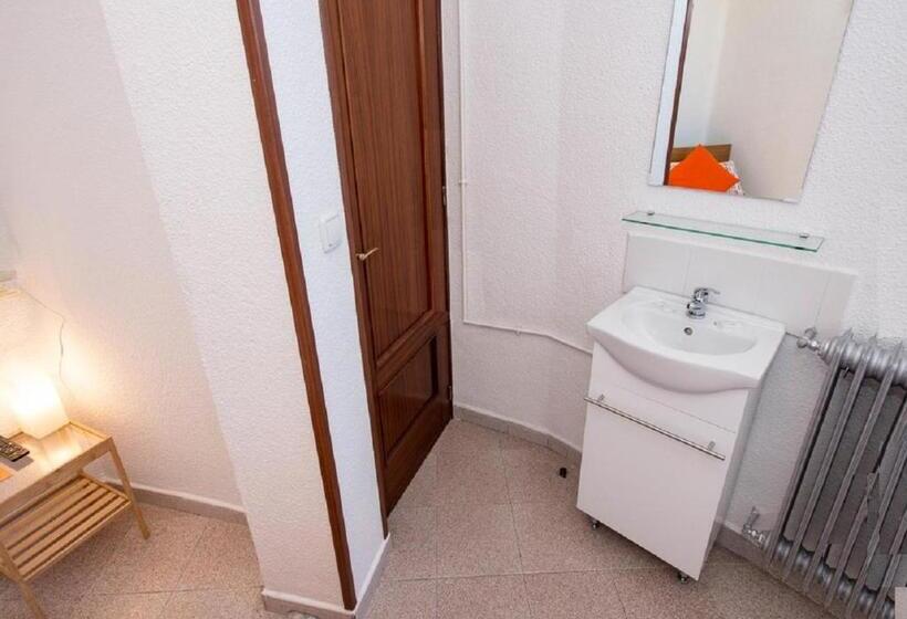 غرفة قياسية فردية حمام مشترك, Pension Salamanca