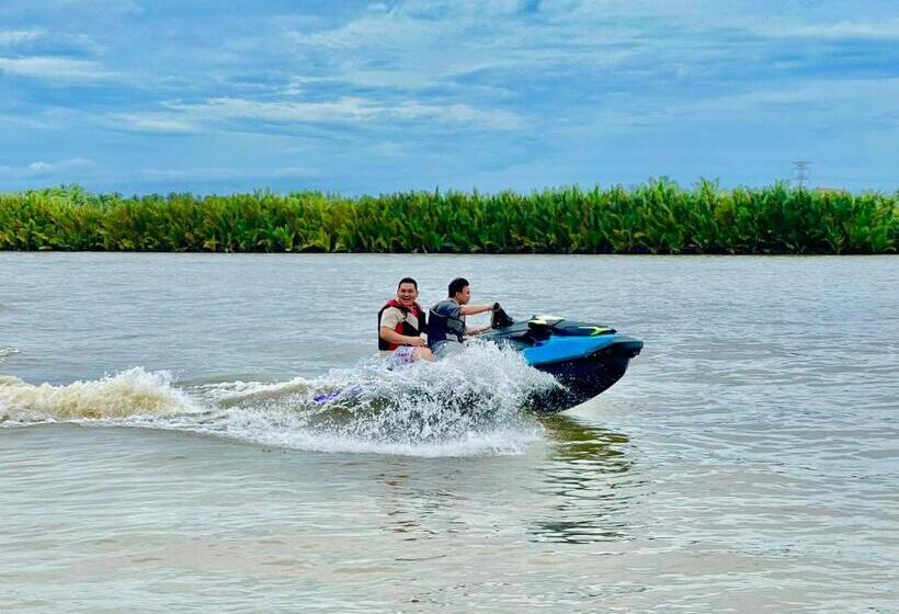 Habitación Familiar, Kampot River Bungalows