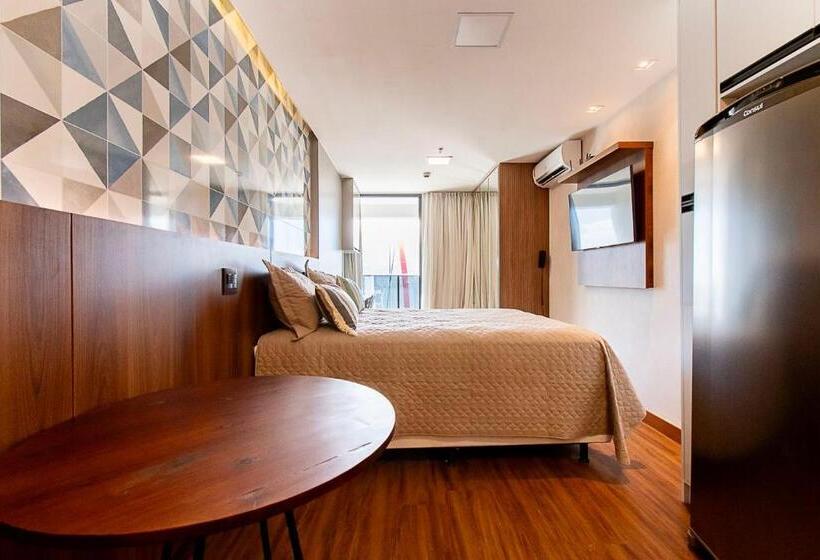 חדר סטנדרט עם מרפסת, Prime Stay   Flats Particulares   Athos Bulcão