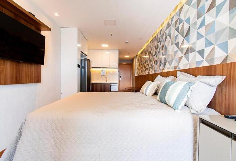 חדר סטנדרט עם מרפסת, Prime Stay   Flats Particulares   Athos Bulcão