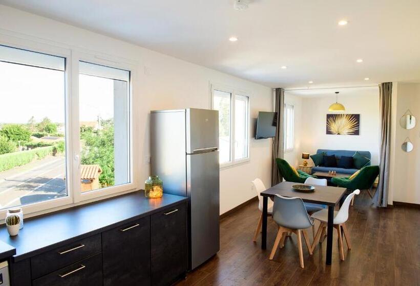 דירת חדר, Le Forez Appartement 4 Pers Ou Studio 2 Pers