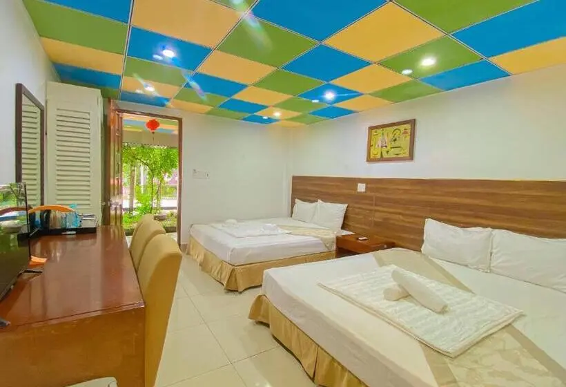 اتاق استاندارد چهار تخته, Khách Sạn Vườn Cau & Khu Vui Chơi Giải Trí Sala